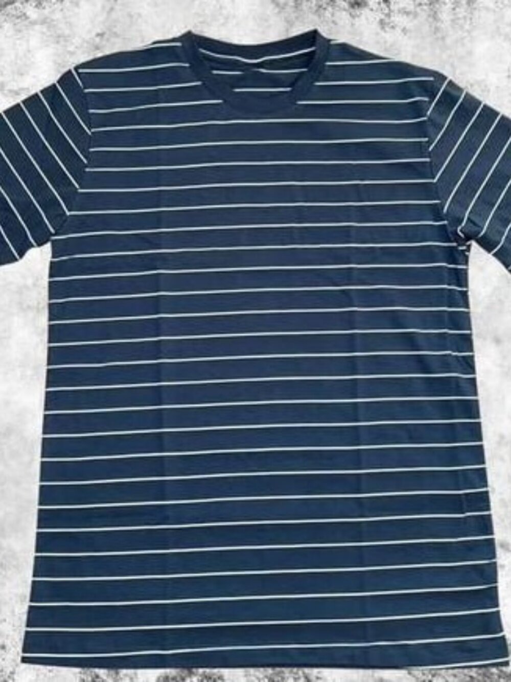 Navy Blue Striped T-Shirt